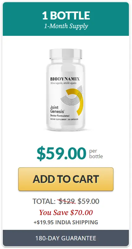 Joint genesis 1 bottle price