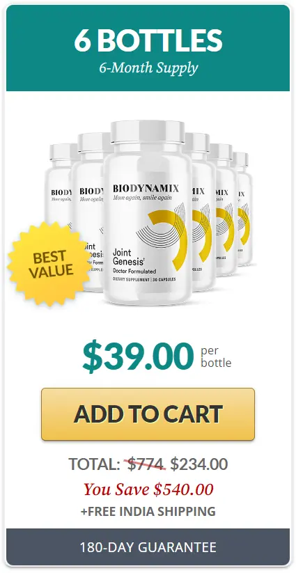 Joint genesis 6 bottle price